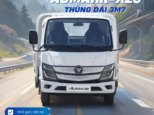 FOTON X25 / X25L – XE TẢI NHẸ LINH HOẠT, THÙNG DÀI, TỐI ƯU VẬN CHUYỂN ĐÔ THỊ